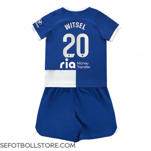Atletico Madrid Axel Witsel #20 Replika babykläder Bortaställ Barn 2023-24 Kortärmad (+ korta byxor)